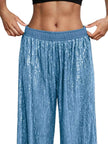 Sequin Wide-Leg Pants