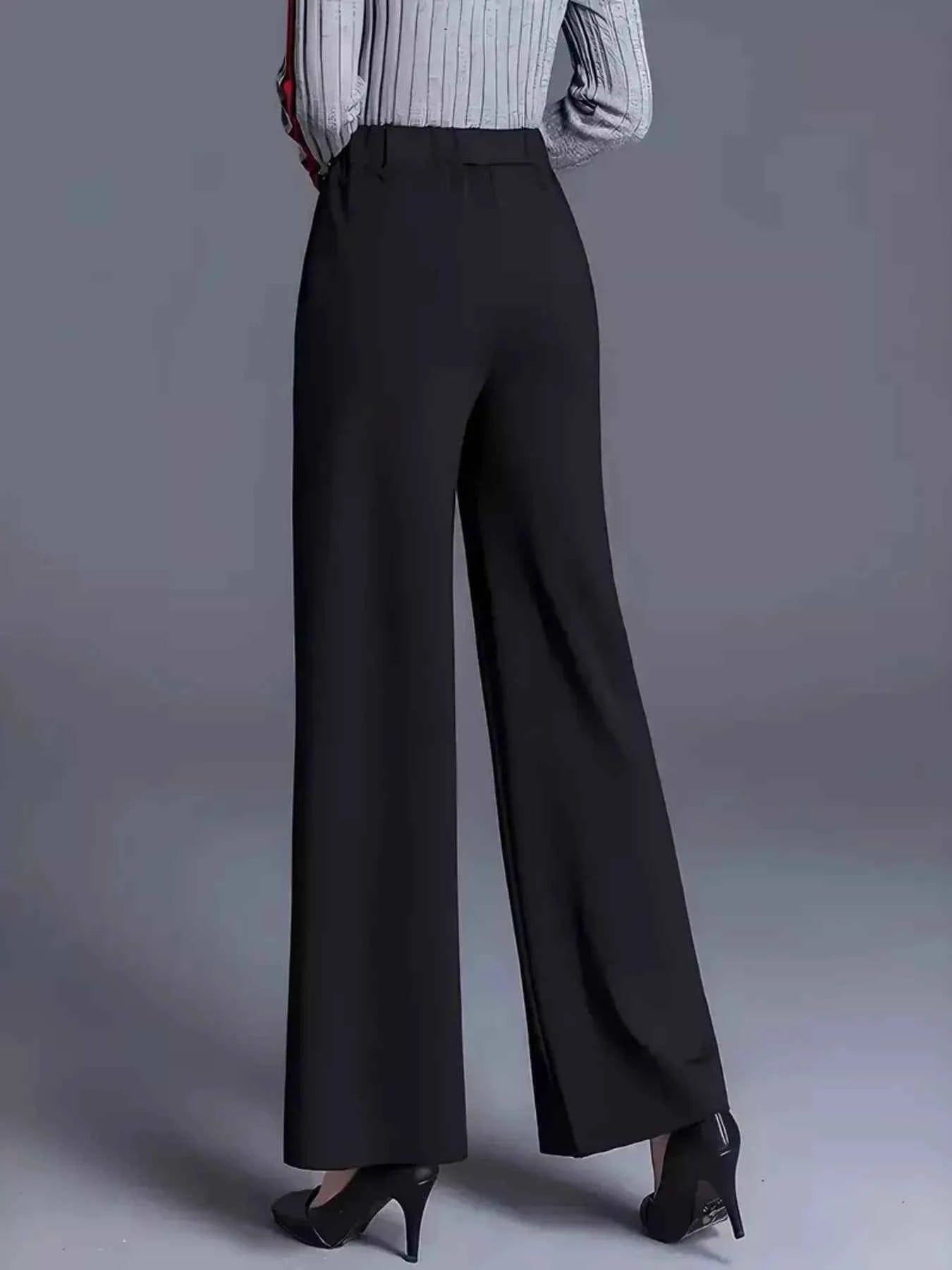 High-Waisted Wide Leg Pants