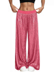 Sequin Wide-Leg Pants