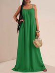 Spaghetti Strap Flowy Maxi Dress