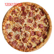 Round Pizza Blanket