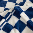 Blue & White Plaid Flannel Blanket